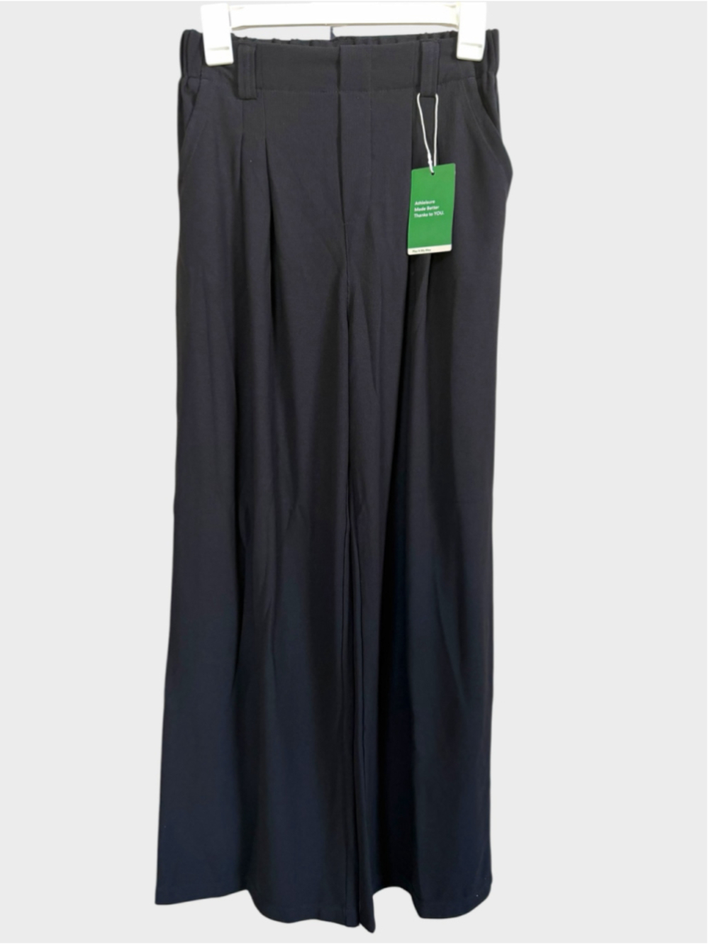 Size S (Reg) Halara High Waisted Plicated Side Pocket Wide Leg Waffle Work Pants
